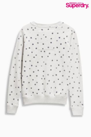Oatmeal Superdry Star 72 Crew Neck